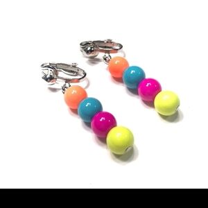 Colorful Beaded Kids Earrings